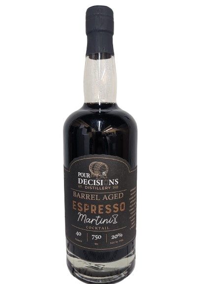 Barrel Aged Espresso Martini Cocktail – Pour Decisions Distillery